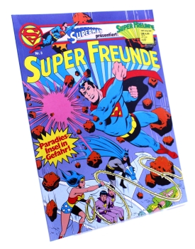 Superman präsentiert: Super Freunde Comic Album Nr. 3: Paradies-Insel in Gefahr! von Ehapa